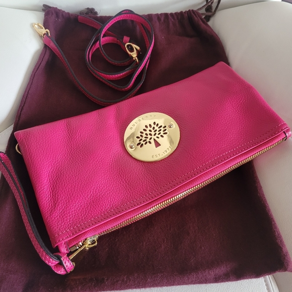 Mulberry Daria Clutch Shoulder Leather Bag - Picture 2 of 13